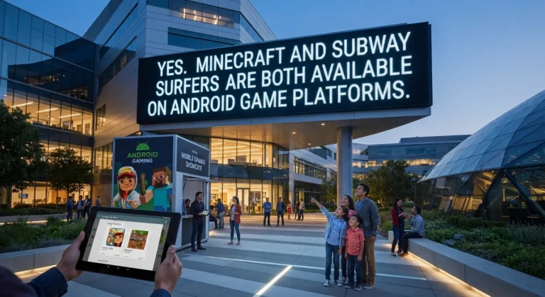 Is Minecraft Available Alongside Subway Surfers on Android Game Platforms?